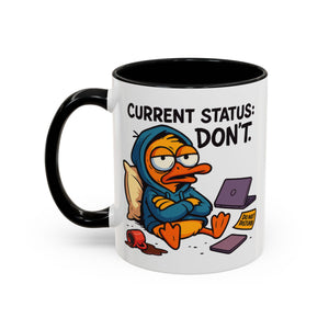 Chill Vibes Coffee Mug, Perfect for Lazy Days, Gift for Homebodies, Quirky Coffee Lover, Fun Desk Accessory, Work from Home Essentials