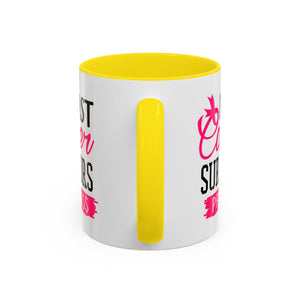 Breast Cancer Survivors Coffee Mug, Inspirational Cancer Gift, Supportive Awareness Mug, Gift for Survivors, Encouraging Morning Coffee
