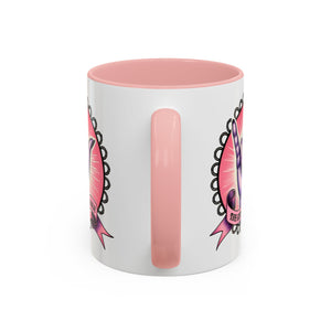 Rock 'n' Roll Accent Coffee Mug - Perfect for Music Lovers, Gift for Her, Unique Office Mug, Fun Coffee Cup, Empowering Gift Idea
