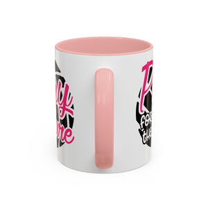 Volleyball  Coffee Mug, Play for the Cure Cup, Sports Gift , Athletes, Cancer Awareness, Inspirational Mug