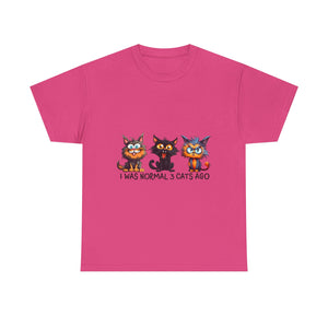 Funny Cat Lovers Tee - I Was Normal 3 Cats Ago, Unisex Shirt for Pet Owners, Cat Mom Gift, Cute Animal Tee, Cat-Themed Humor, Birthday [...]