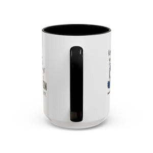 Funny attitude Accent Coffee Mug - "Keep Rolling Your Eyes" Bird Design, 11 & 15oz