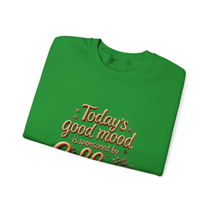Coffee Mood Crewneck Sweatshirt - Cozy Gift for Coffee Lovers, Perfect for Birthdays, Holidays, Casual Days, Comfortable Wear