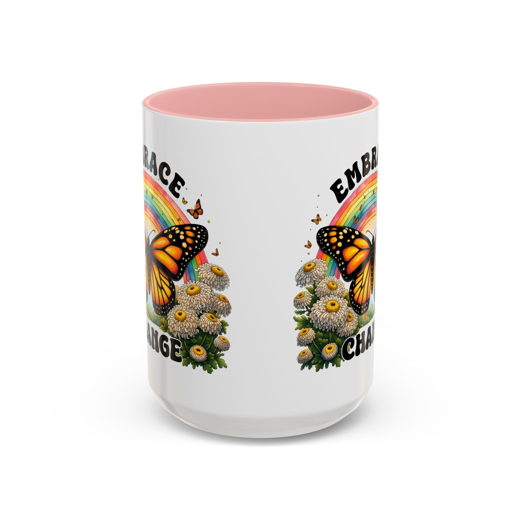 Embrace Change Butterfly Coffee Mug – Inspirational Gift for Nature Lovers