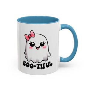 Cute Ghost Coffee Mug - Perfect for Halloween, Gift for Friends, Spooky Season, Cozy Vibes, Boo-tiful Design