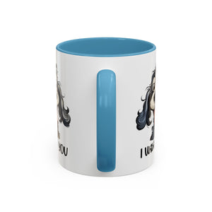 Dog Lover's Accent Coffee Mug - I Woof You, Pet Gift, Animal Lover Cup, Dog Mom Mug, Cute Dog Design, Fun Coffee Cup