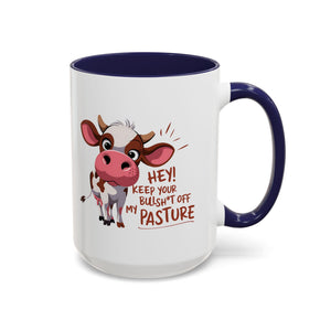 Funny Cow Coffee Mug – Perfect Gift for Farmers, Cow Lovers, Humor Fans, Cute Kitchen Decor, Office Coffee Cup