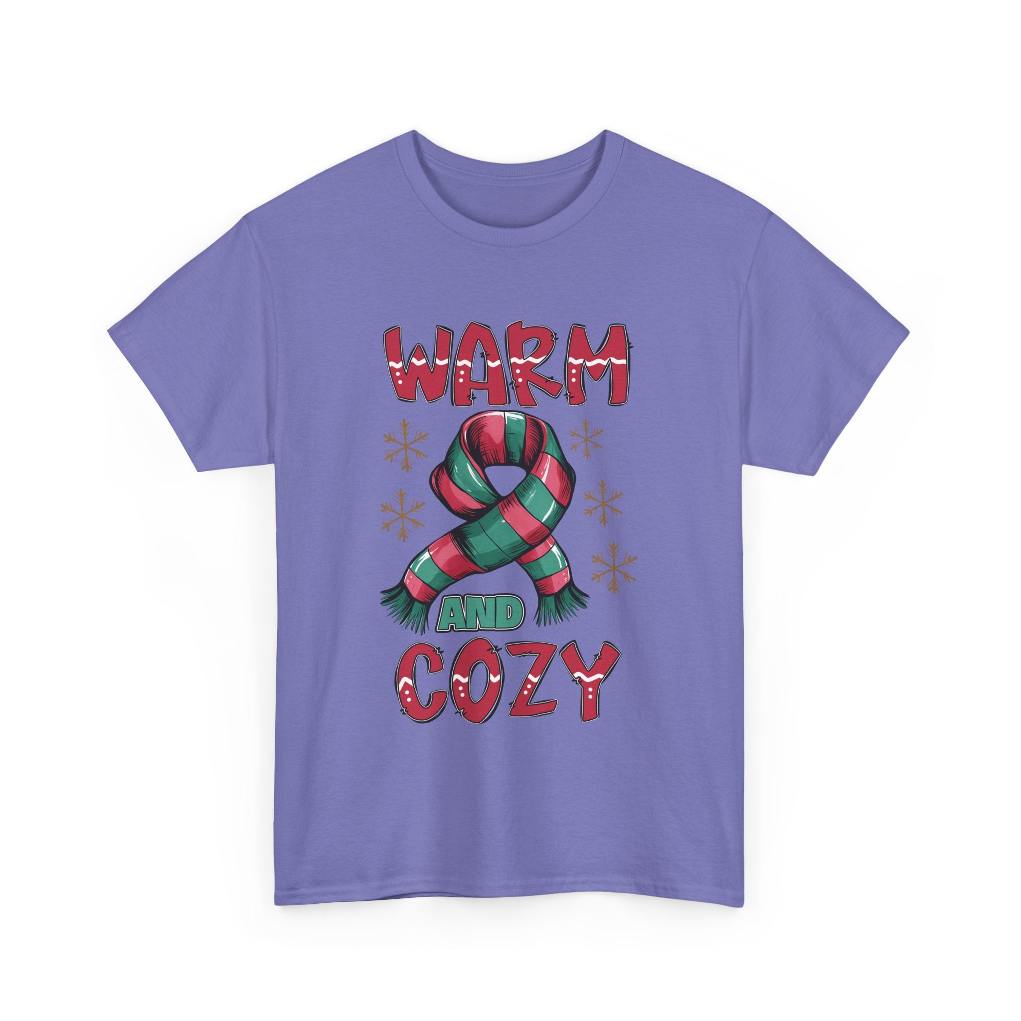 christmas warm and cozy Unisex Heavy Cotton Tee men women