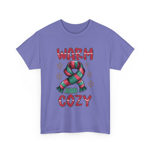 christmas warm and cozy Unisex Heavy Cotton Tee men women