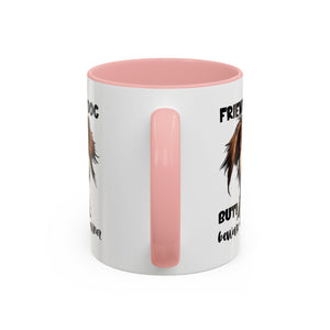 Friendly Dog Owner Mug, Dog Lover Gift, Funny Coffee Cup, Pet Owner Humor, Animal Lover Present, Holiday Gift for Dog Lovers