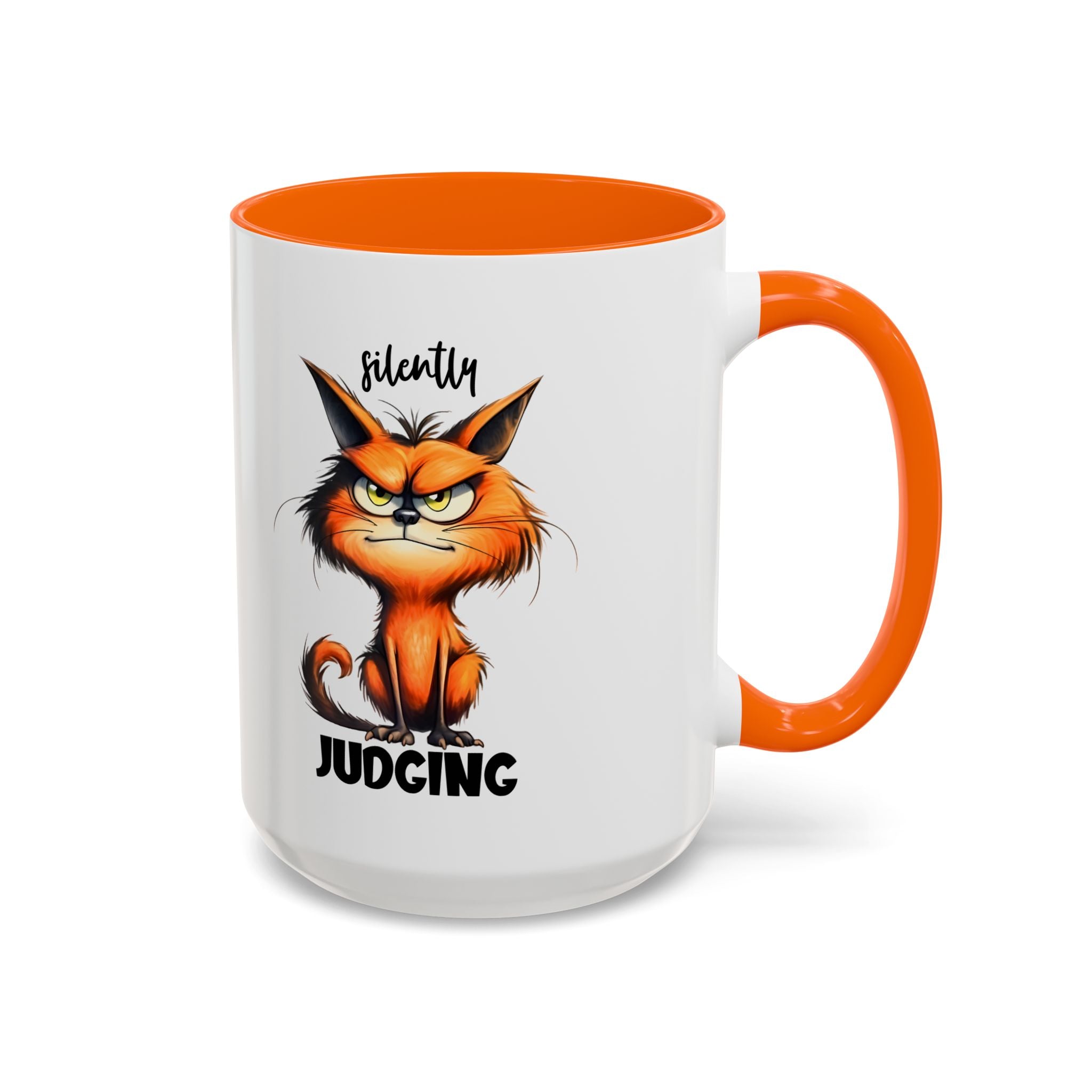 sarcasm attitude  Cat Coffee Mug - Just Judging - Perfect Gift for Cat Lovers, Pet Owners, Birthdays,  Funny Mug