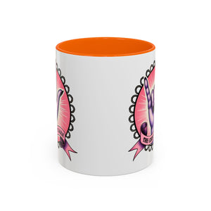 Rock 'n' Roll Accent Coffee Mug - Perfect for Music Lovers, Gift for Her, Unique Office Mug, Fun Coffee Cup, Empowering Gift Idea
