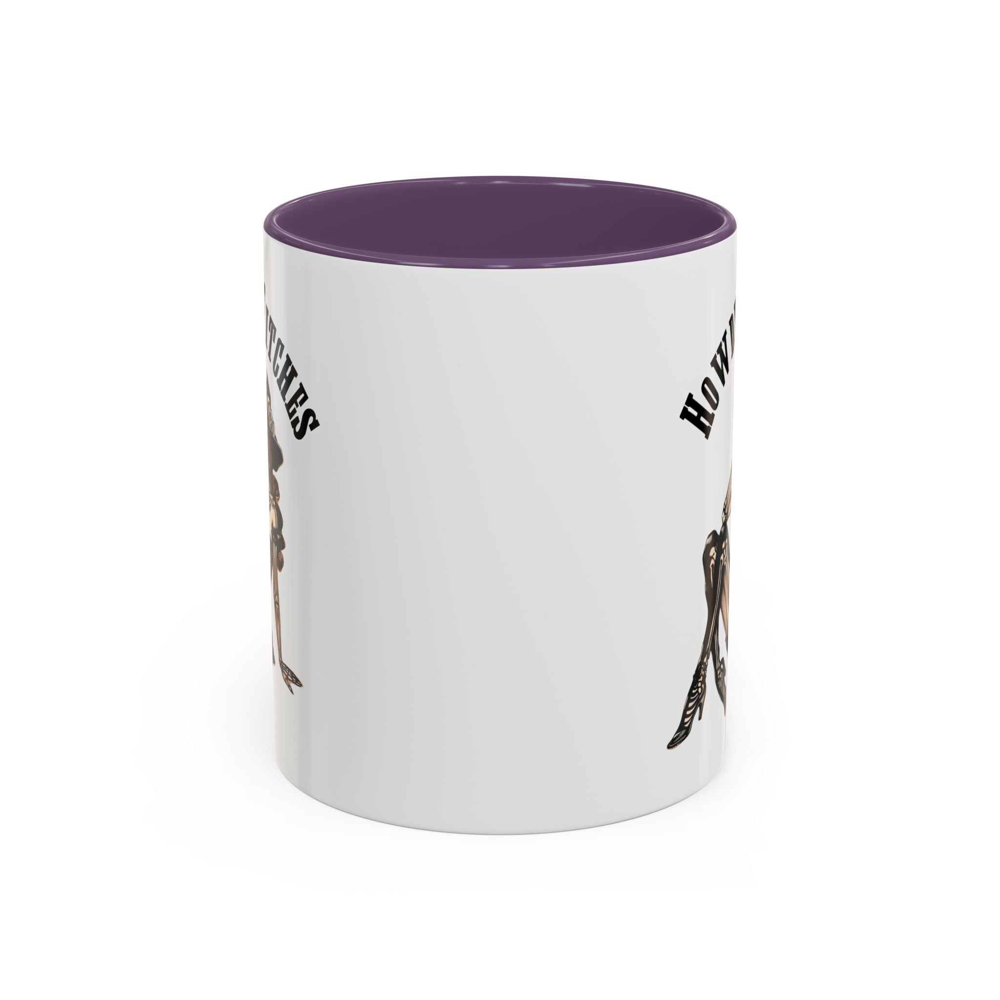 Howdy Witches Coffee Mug - Spooky Halloween Mug, Gift for Witches, Witchy Decor, Gothic Coffee Cup, Skeleton Design