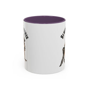 Howdy Witches Coffee Mug - Spooky Halloween Mug, Gift for Witches, Witchy Decor, Gothic Coffee Cup, Skeleton Design