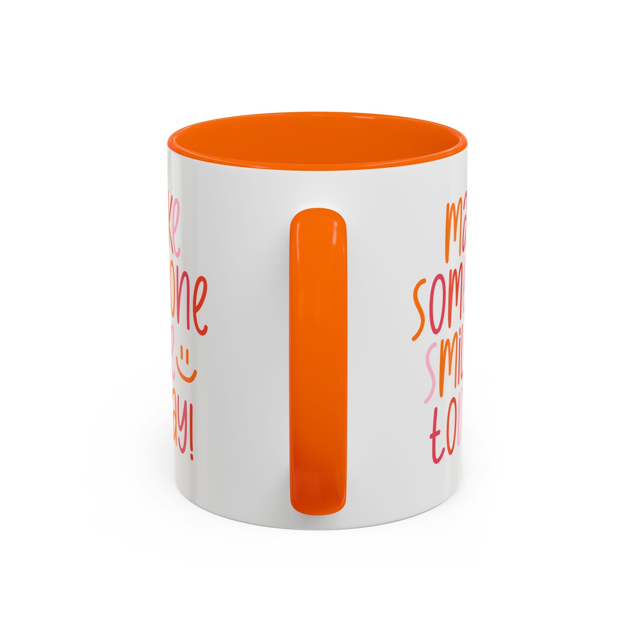 Motivational Coffee Mug - Make Someone Smile Today! - Gift for Friend, Inspirational, Cute Coffee Cup, Office Mug, Cheerful Drinkware