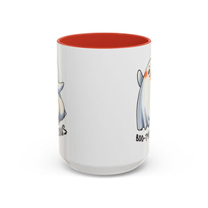 Cute Ghost Coffee Mug, Halloween Mug, Boo-tiful Gift, Funny Coffee Cup, Spooky Drinkware, Ghost Lovers Gift
