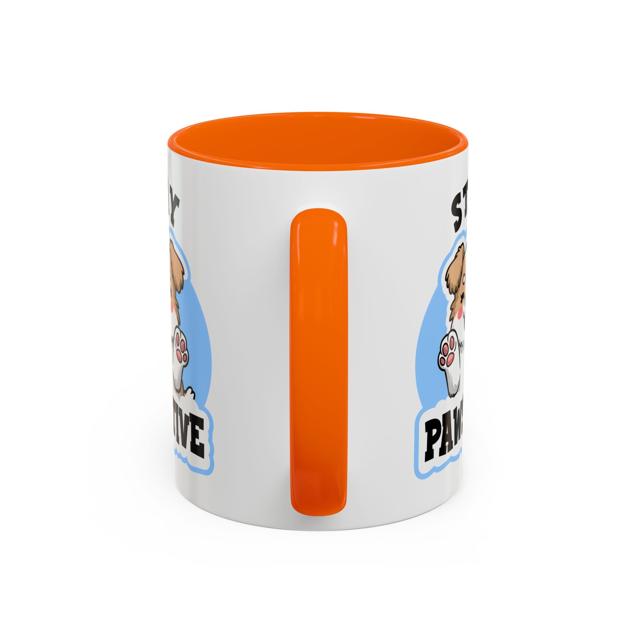 Cute Stay Pawsitive Coffee Mug - Perfect Gift for Dog Lovers mental health