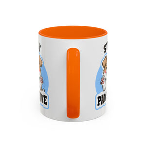 Cute Stay Pawsitive Coffee Mug - Perfect Gift for Dog Lovers mental health