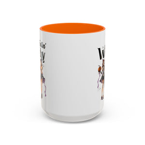 Witchy Accent Coffee Mug - Spooky Halloween Mug, Witchy Decor, Gift for Her, Fall Coffee Cup, Party Mug