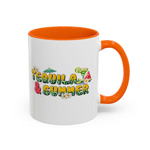 Summer Vibes Coffee Mug - Tequila & Summer Design