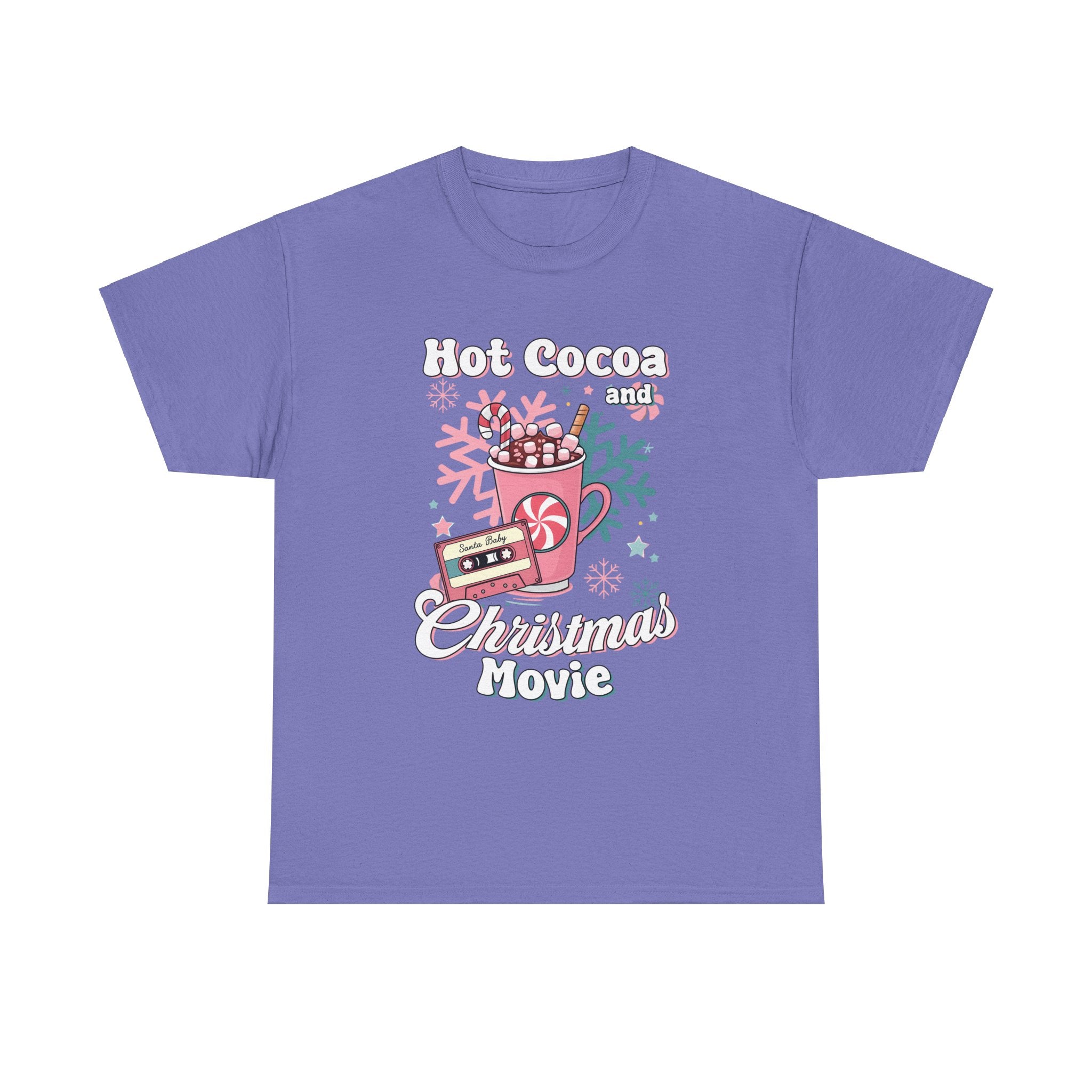 hot cocoa and christmas movie Unisex Heavy Cotton Tee