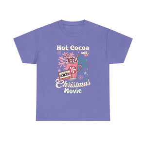hot cocoa and christmas movie Unisex Heavy Cotton Tee