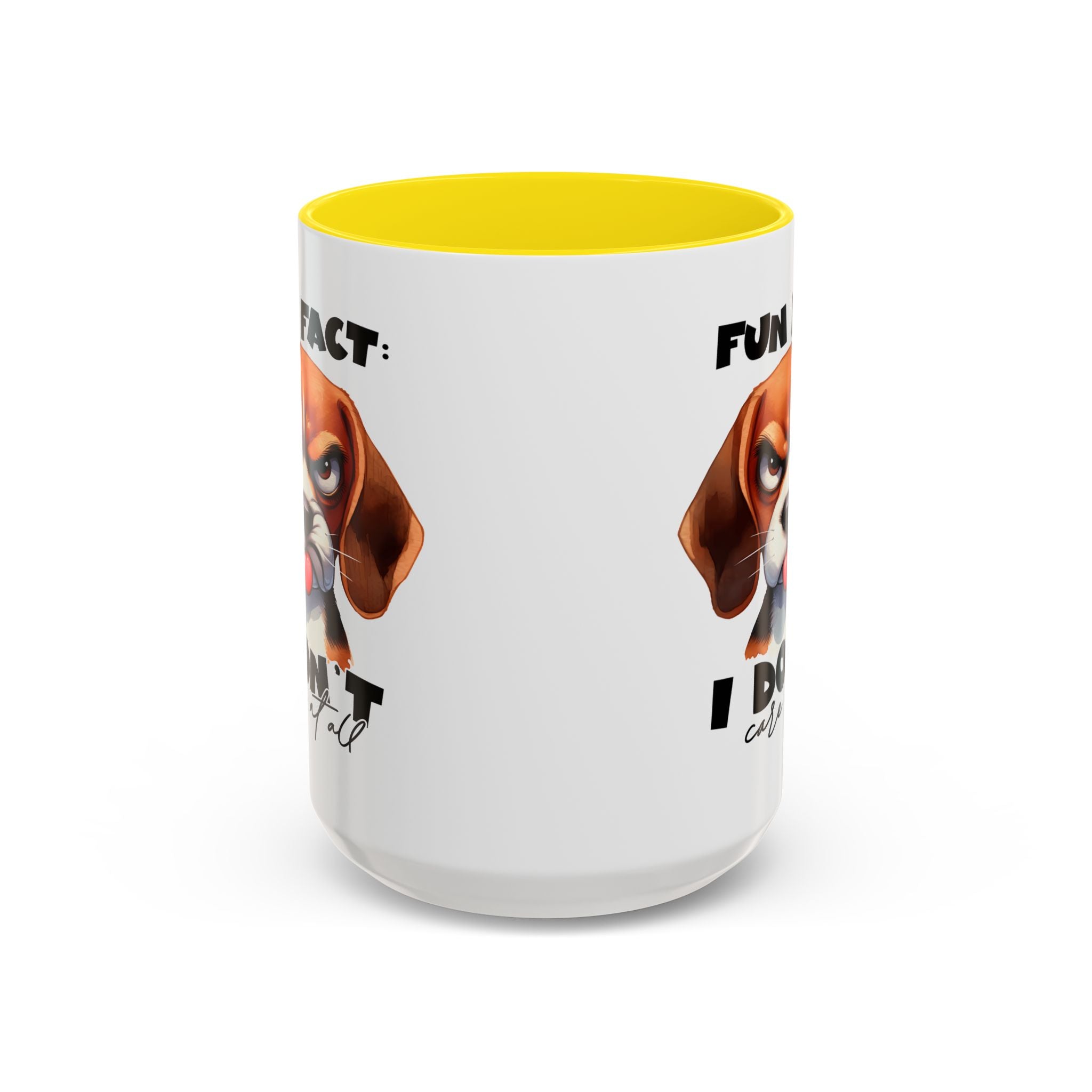 Funny Dog Accent Coffee Mug - Beagle Lover Gift, Pet Owner Present, Unique Animal Mug, Quirky Home Decor, Fun Fact Design