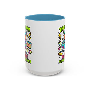 Thriving on Caffeine Mug | Funny Owl Coffee Cup | Gift for Coffee Lovers | Cute Kitchen Decor | Birthday, Holiday Gift