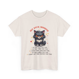Grumpy cat five moods Unisex Heavy Cotton Tee by the x m world
