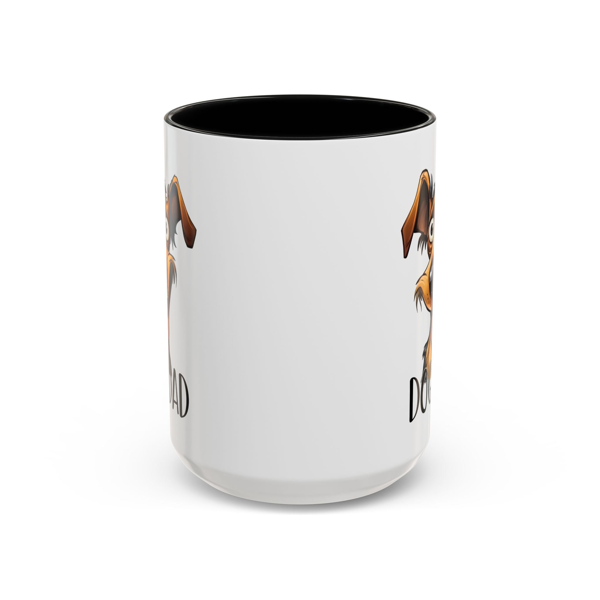 Dog Dad Accent Coffee Mug - Fun Gift for Dog Lovers, Pet Fathers, Father's Day, Birthday, Coffee Lovers