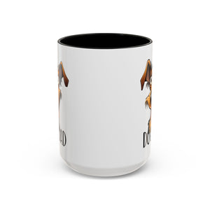 Dog Dad Accent Coffee Mug - Fun Gift for Dog Lovers, Pet Fathers, Father's Day, Birthday, Coffee Lovers