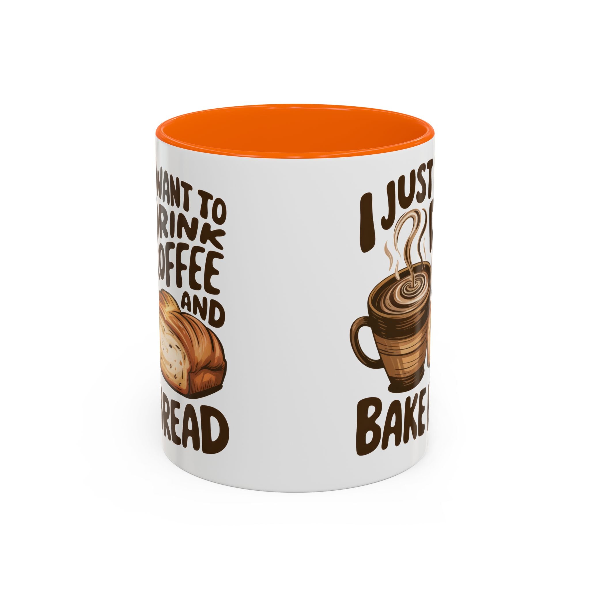 Cute Coffee & Bread Mug - Ideal for Baking Enthusiasts kitchen fun cozy