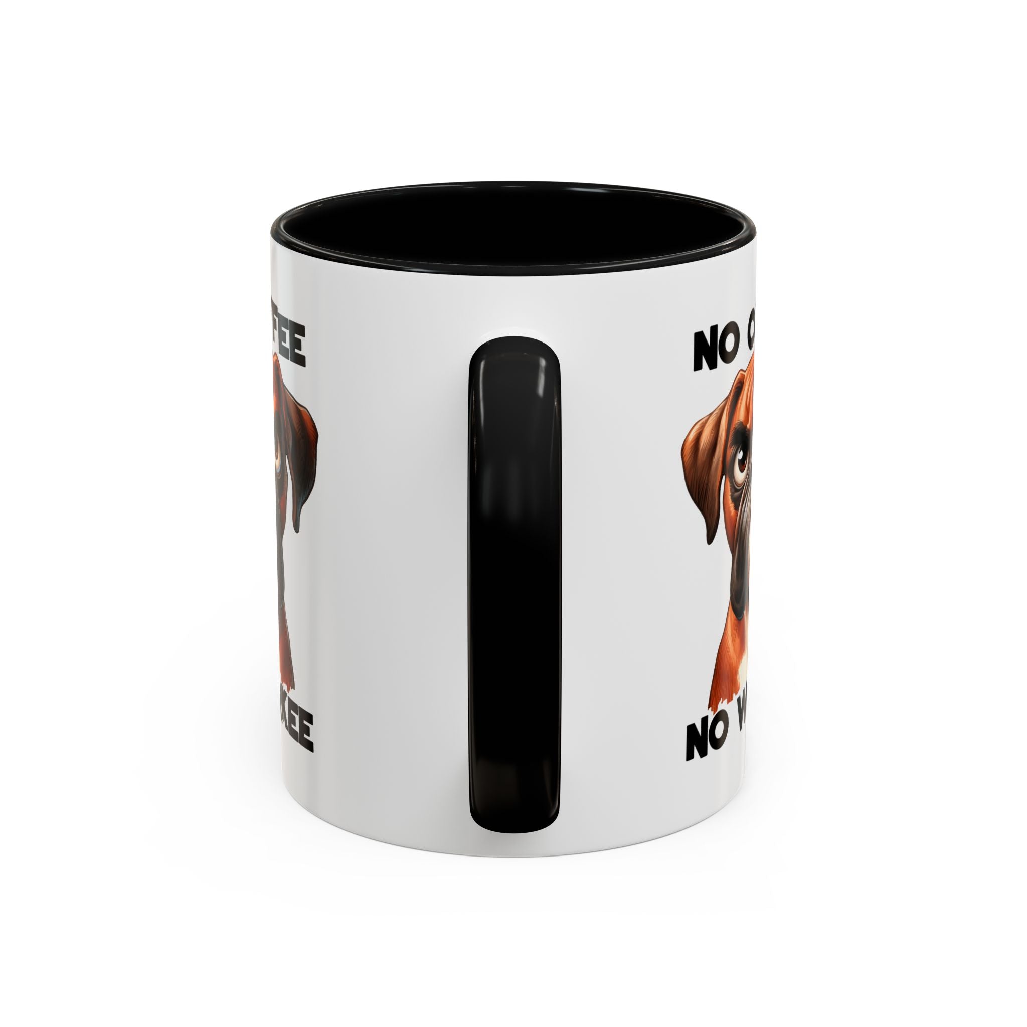 Boxer Dog Coffee Mug - No Coffee No Workee, Funny Dog Lover Gift, Pet Owner Tea Cup, Animal Lover Kitchen Decor, Boxer Mom Mug