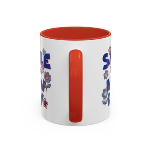 Inspirational Flower Design Coffee Mug - "Smile It's a New Day" - Perfect Gift for Coffee Lovers