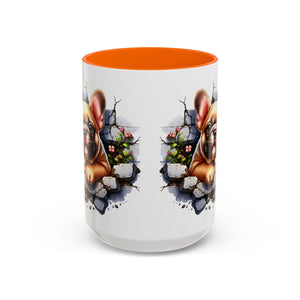 Charming Dog-Themed Coffee Mug, Perfect for Pet Lovers, Gift for Dog Owners, Cute French Bulldog Art, Ideal for Birthdays and Holidays