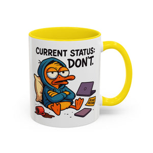 Chill Vibes Coffee Mug, Perfect for Lazy Days, Gift for Homebodies, Quirky Coffee Lover, Fun Desk Accessory, Work from Home Essentials