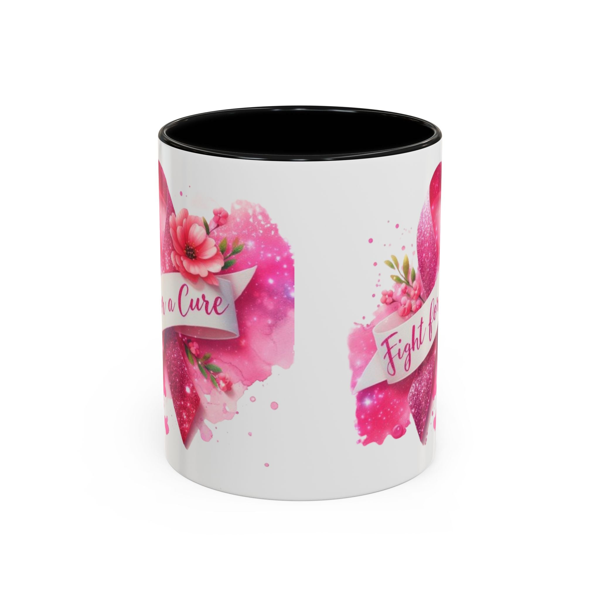 Inspirational Breast Cancer Awareness Coffee Mug - Fight for a Cure, Support Cancer Survivors, Gifts for Her, Pink Ribbon Design, [...]