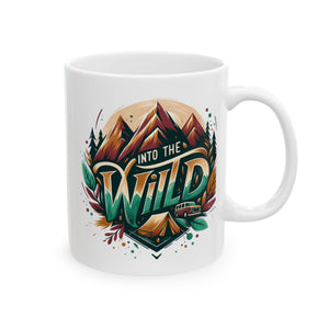 camping Themed coffee Mug, Coffee Cup, Tea Mug, Gift for Her, Home Decor, Kitchen Accessories, Rustic Style, Nature Lover's Mug