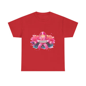 Breast Cancer Awareness Tee, Warrior T-shirt for Women, Inspirational Gift, Supportive Apparel, Pink Ribbon Shirt, Unisex Cotton Top