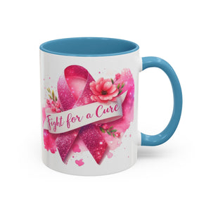 Inspirational Breast Cancer Awareness Coffee Mug - Fight for a Cure, Support Cancer Survivors, Gifts for Her, Pink Ribbon Design, [...]