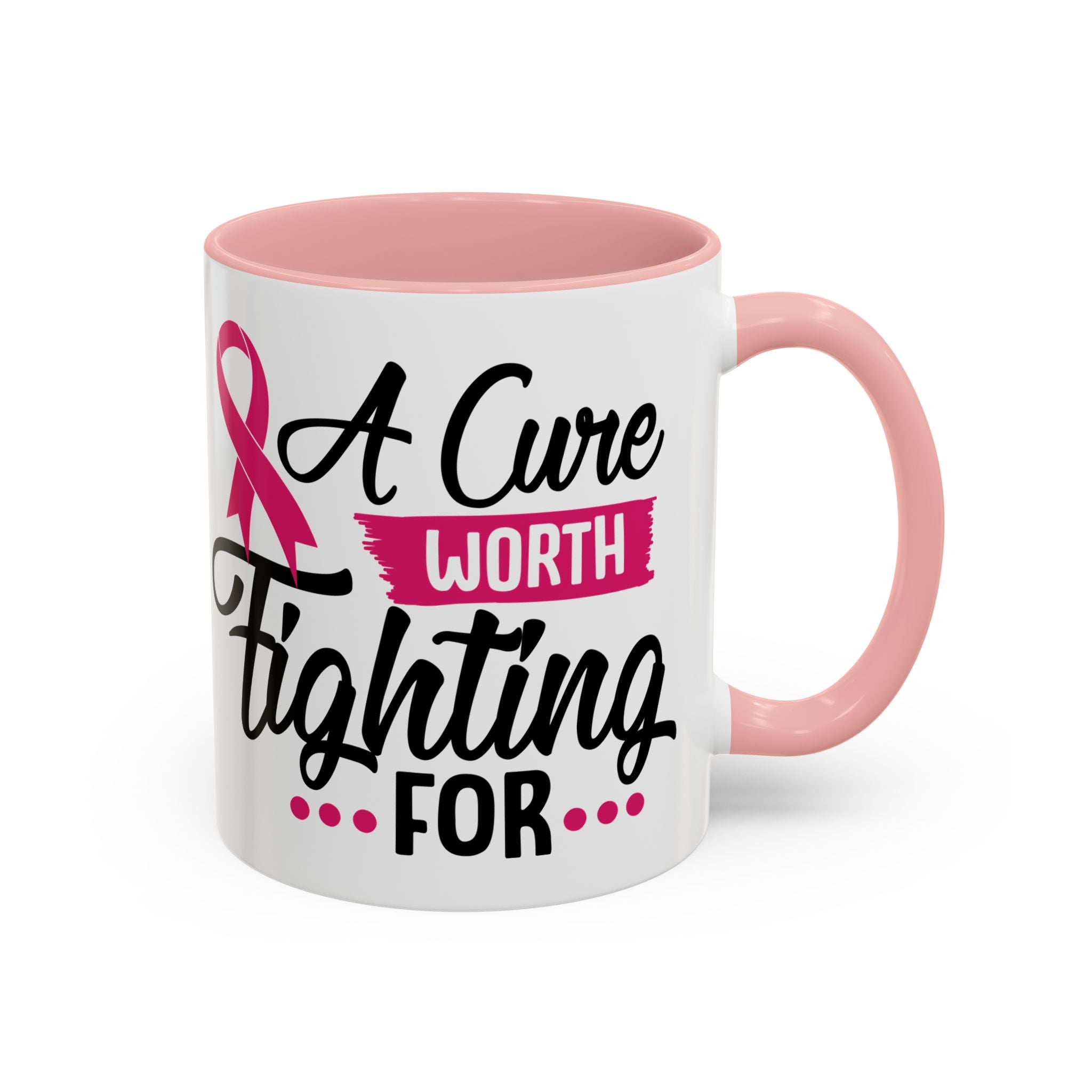Inspirational Breast Cancer Awareness Mug, Supportive Gift for Fighters, 11oz & 15oz Coffee Cup - Perfect for Fundraisers, Hope, [...]