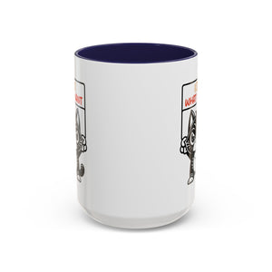I do what I want funny cat Accent Coffee Mug (11, 15oz)