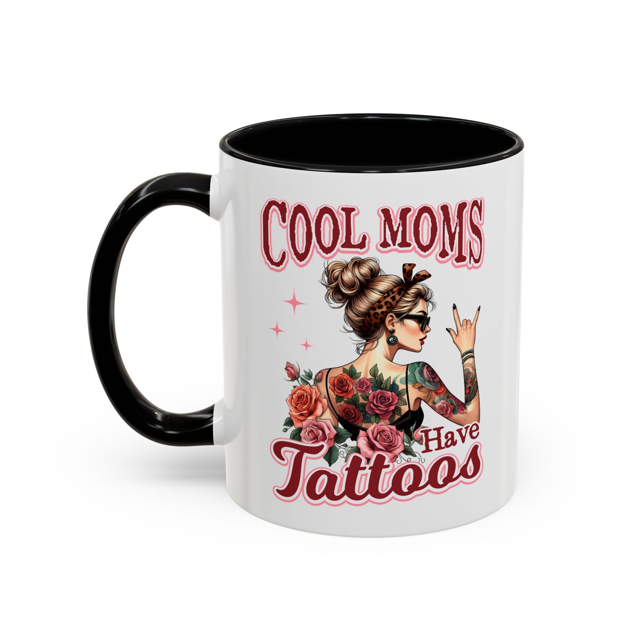Cool Moms Have Tattoos Coffee Mug — Accent 11/15oz