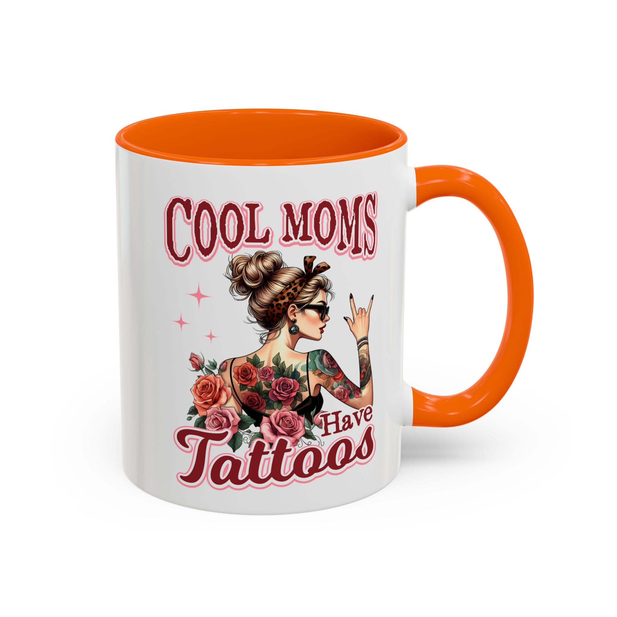 Cool Moms Have Tattoos Coffee Mug — Accent 11/15oz