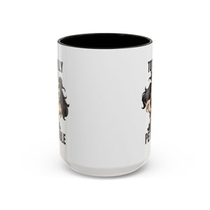 Totally Pettable Coffee Mug, Dog Lover Gift, Animal Print Mug, Funny Pet Mug, Customizable Coffee Cup, Gift for Pet Owners