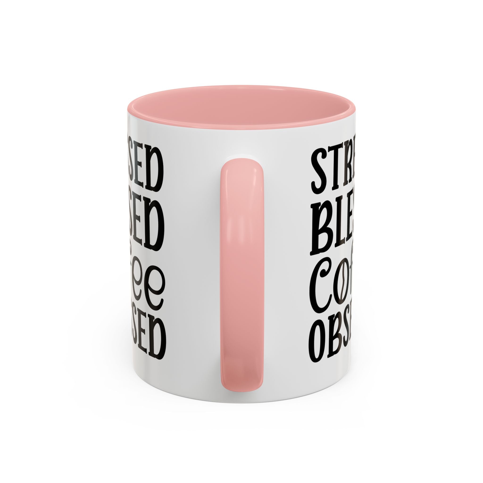 Stressed Blessed Coffee Obsessed Mug, Motivational Coffee Mug, Gift for Coffee Lovers, Funny Office Mug, Self-Care Gift Idea
