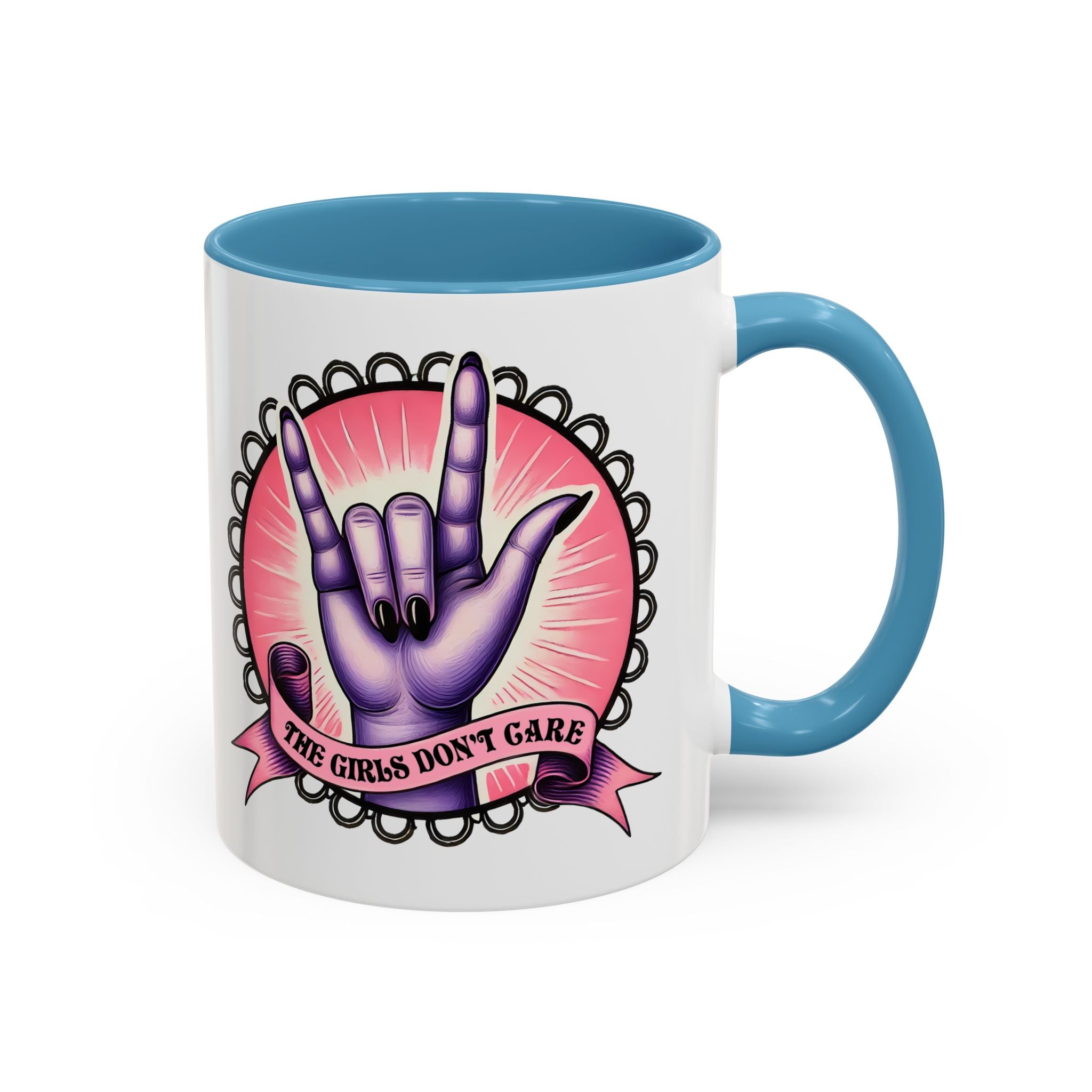 Rock 'n' Roll Accent Coffee Mug - Perfect for Music Lovers, Gift for Her, Unique Office Mug, Fun Coffee Cup, Empowering Gift Idea
