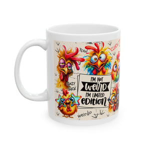 funny Chicken Humor coffee Mug - Fun Gift for Coffee Lovers, Kitchen Decor, Chickens, Quirky Design, Birthday Gift