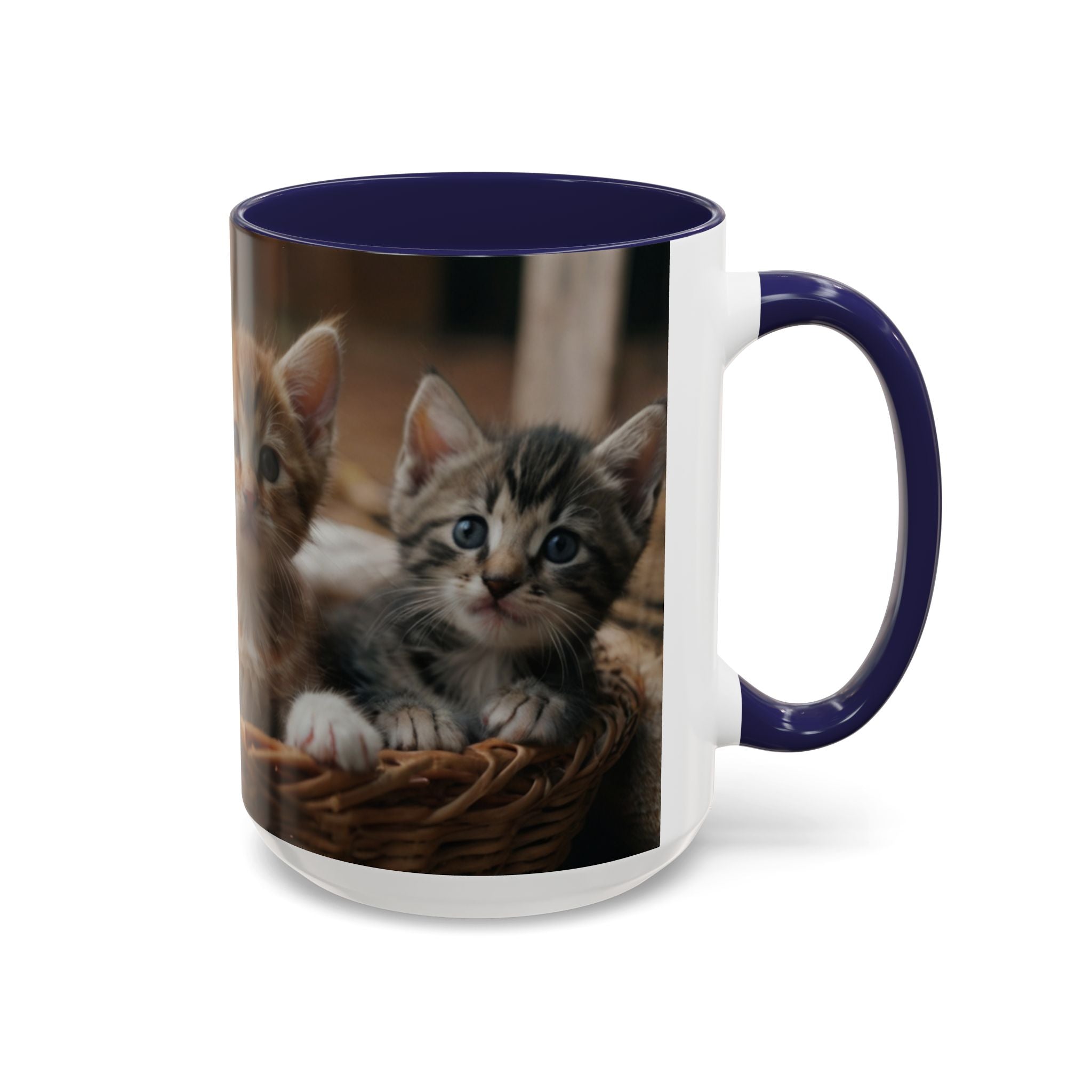 Cute Cat Accent Coffee Mug - 11oz & 15oz family of cats