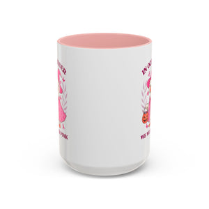 Halloween Breast Cancer Awareness Coffee Mug | October 2023 Gift, Pink Ribbon Mug, Spooky Coffee Cup, Cute Duck Mug, Fall Decor